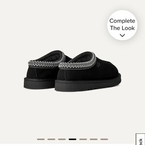 UGG Black Slip-On with White Accents